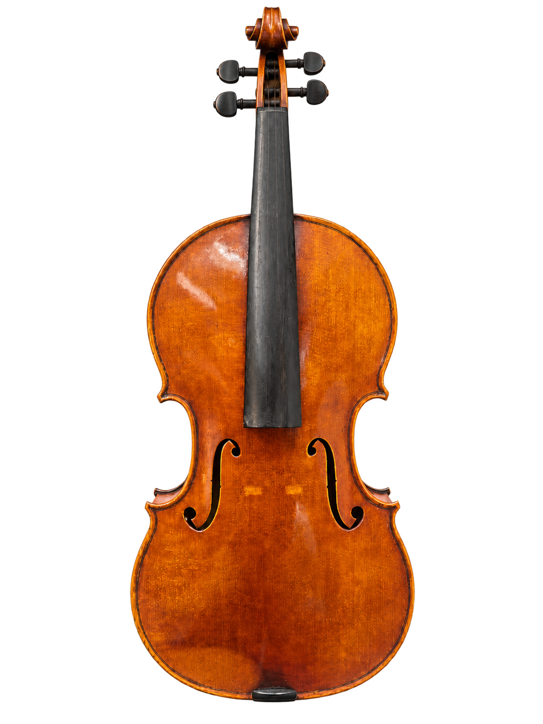 Baptiste Juguere viola, Montpellier 2020, full front view with amber-brown varnish